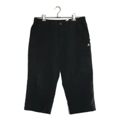 中古 メンズ ルコックスポルティフ le coq sportif クロップドパンツ LL 黒 ブラック 七分丈 ウエストゴム