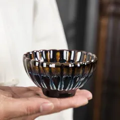 ♦中国 窯変 油滴 天目茶碗 建窯 建盞 黒釉碗 コレクション 骨董品 茶道具 建窯 『油滴天目茶碗』 買取価格相場｜骨董品買取 緑和堂