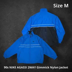 希少Nike 90s　ヴィンテージ　アンドレ·アガシ　 ハーフジップテニスウェア a36accc213f574f8a27562329c15a6