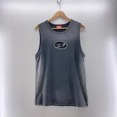 【中古】DIESEL T-BRICO フェードタンクトップ ブラック サイズM A13601 0CHBI　ディーゼル[24]