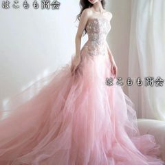 【美品・未使用新品】韓国風 花嫁ドレス ロングドレス カラードレス 前撮り 撮影用のワンピース 送料無料 同窓会 パーティードレス 高級感 お姫様ドレス セクシー イブニングドレス 発表会 スレンダー 上品 エレガント 披露宴 お呼ばれ 袖なし オフィス