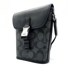 未使用級<!-利用不可文字-!>COACH C3134 ショルダーバッグ サコッシュ ブラック 黒 ショルダーバッグ ポーチ サコッシュ 斜め掛け可 肩掛け可 クロスボディ ブラック