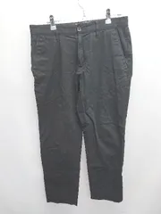 ◇ Θ nano universe ナノ ユニバース ストレッチ テーパード スキニー パンツ サイズ縦S 横M- ブラック メンズ E  【1411130012860】