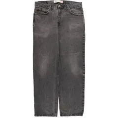 古着 リーバイス Levi's 550 RELAXED FIT ブラックデニム テーパードデニムパンツ メンズw34相当/eaa547692