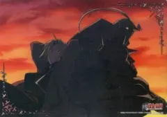 【中古】キャラカード(キャラクター) エドワード・エルリック＆アルフォンス・エルリック(夕焼け) 「鋼の錬金術師 アルケミストプレートコレクション3」