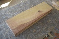 アウトレット ケヤキ(欅)の一枚板 長さ約45cm 幅約13cm 厚さ約6.2cm DIY用 Z581