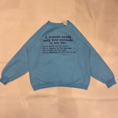 90s　usa　unknown　スウェット　カレッジ　アート　短丈　Y2K　【T-399】