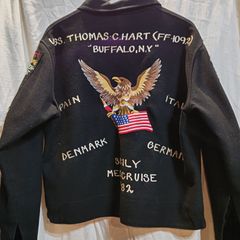 80年代 ツアー スーベニアジャケット ミリタリー スカジャン