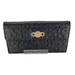 ジャンニヴェルサーチ GIANNI VERSACE  オーストリッチレザー サンバースト ロングウォレット レディース 表記無 のサムネイル