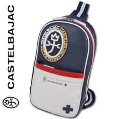 カステルバジャック CASTELBAJAC ボディバッグ ミック ネイビー系 紺 メンズ 軽量 ワンショルダーバッグ トリコロール ブランド レザー調