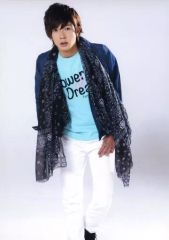 [중고] 원시 사진(남성) BOYS AND MEN/타무라 유키/전신·의상 하늘색.T셔츠·전굴림/Power Of Dream 생 사진