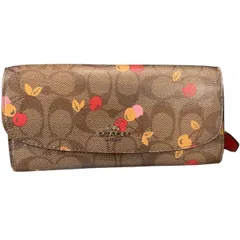 ✨️新品未使用✨️COACH チェリー柄 長財布 新品・未使用COACH チェリー柄 二つ折り財布コーチ - メルカリ