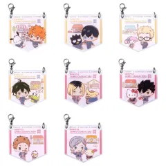 【中古】キーホルダー 全8種セット アクリルチャーム 「ハイキュー!!×サンリオキャラクターズ アクリルあそーと」