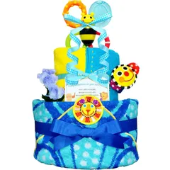 KanonBabys おむつケーキ 男の子 サッシー sassy 出産祝い 2段