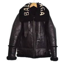 BALENCIAGA バレンシアガ レザー ライダースジャケット ブラック 2025年最新】BALENCIAGA メンズ レザージャケット・ライダースの