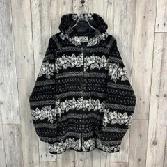 OLD PIKO 90s ピコ フーディー ボア フリース ジャケット L
