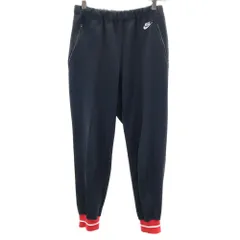 ナイキ 90s オールド トレーニング ロングジャージパンツ M ブラック NIKE ウエストゴム メンズ 古着 【240525】