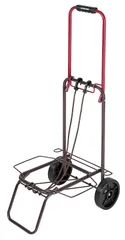 キャプテンスタッグ(CAPTAIN STAG) キャリーカート 折りたたみ式 ツートンキャリー フックコード付き 耐荷重30kg