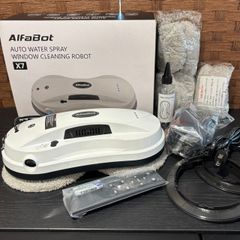 【新品未使用品】窓掃除 alfabot x7 自動水スプレー窓ふきロボット ◎
