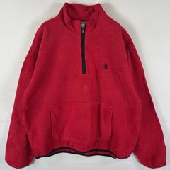 Champion フリースジャケット ハーフジップ M - メルカリ
