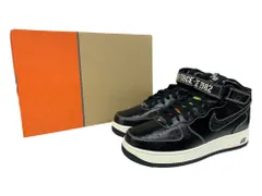 NIKE(ナイキ) Air Force 1 Mid '07 Lv8 エアフォース1 ミッドカットスニーカー DV1029-010 US9 27cm ブラック メンズ/025
