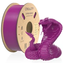 新品 Creality 3DプリンタフィラメントHyper PLAフィラメント、Creality PLA 3D印刷フィラメント、高速印刷用、耐久性、滑らかさ、寸法精度+/-0.002 mm、1KG/2.2ポンド/スプール（紫）