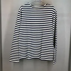 セントジェームス SAINT JAMES ボーダー長袖カットソー  メンズ ネイビー