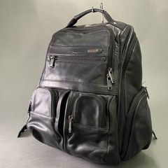 Ge8 TUMI トゥミ ナパレザー コンパクト ラップトップ ブリーフパック リュック バックパック バッグ 963173D4 ブラック レザー
