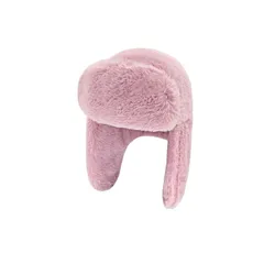 【ピンク】パイロットキャップ フライトキャップ レディース フェイスマスク ネックウォーマー キャップ おしゃれ ボア 帽子 耳付き 防寒 防風 保温 小顔 スキー スノーボード スノボ キャンプ 釣り アウトドア 飛行帽 ロシア帽 旅行 送料無料 ギフト