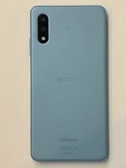 中古非常に良いdocomo SONY Xperia Ace II SO-41B 本体ドコモ シムロック解除済青 ブルー Blue SIMフリー