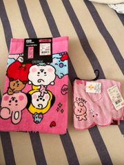 BT21 フェイスタオル２枚組×COOKYハンドタオルセット