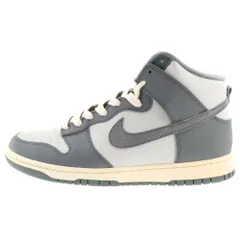 NIKE (ナイキ) DUNK HI RETRO SE VNTG Light Bone and Tumbled Grey ダンク ハイ レトロ SE ヴィンテージ ライトボーンアンド タンブルドグレー スニーカー DM0582-001