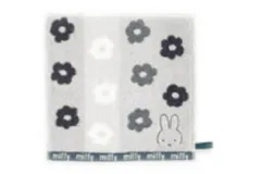 マリ【送料無料】【miffy】【ミッフィー】ハンカチ【モノクロ柄】【フラワーポップ】【ディック・ブルーナ】【アニメ】【タオル】【たおる】【ハンドタオル】【ミニタオル】【雑貨】【グッズ】【かわいい】