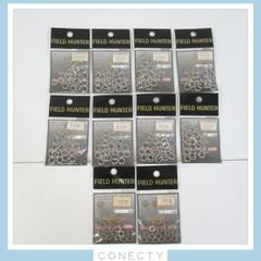 △【未使用】フィールドハンター ステンレス スプリットリング 10点セット FIELD HUNTER【A4【SP