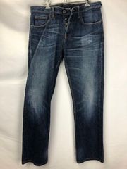 GUCCI グッチ　ワニパッチ　デニムパンツ　ジーンズ　サイズ46　REGULAR MADE IN ITALY　05090220　01