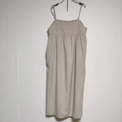 LEPSIM 細紐キャミワンピ ワンピース ベージュ レディース レプシィム/レプシム【中古】4-0708S∞