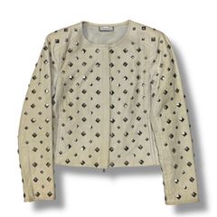 leather studs jacket
