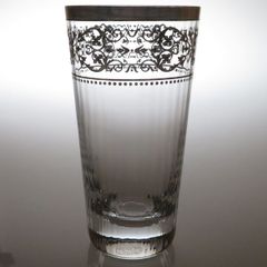 オールド・バカラ) 1890年頃 最高級 圧巻 金彩花柄 グラス 9.6cm冷酒 