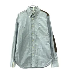 eYe JUNYA WATANABE COMME des GARCONS MAN×BROOKS BROTHERS アイジュンヤワタナベコムデギャルソンマン×ブルックスブラザーズ 2009AW 切替オックスフォードシャツ WD-B902 サックスブルー S