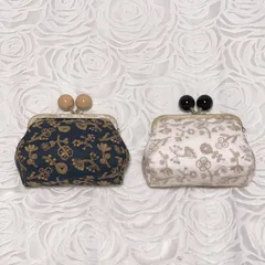 ミナペルホネンハンドメイド　がま口ポーチ mina perhonen - ミナペルホネン ハンドメイド セレブレイト