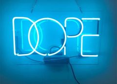 オリジナル　ネオン サイン  DOPE LEDライト インテリア 壁掛け オーダーメイド