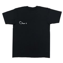 メンズ レディース カットソー 半袖Tシャツ トップス ロゴT オリジナル S/S TEE ブラック 黒 OTS0002