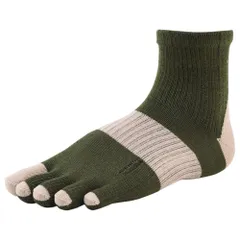 ☆ モスグリーン ☆ S(22-24cm) ☆ アールエル RｘL メリノウールランニングソックス MWS5001G R×L アールエル ソックス 5本指 MWS5001G 5本指ソックス 五本指ソックス ランニングソックス メンズソックス レディ－スソックス