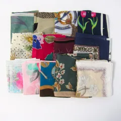 レノマ/ハナエモリ他 ハンカチ ニナリッチ等 13点セット まとめて 大量 ブランド レディース renoma etc 【中古】