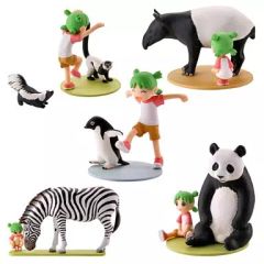 よつばと！ フィギュア しろとくろのどうぶつ 5種セット - メルカリ