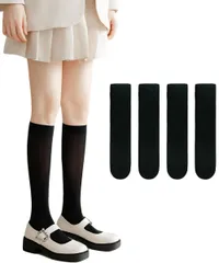 【人気商品】cosplay 卒業式 制服用 通勤 通学 通気性 伸縮性 女性用 柔らかい ロングソックス ニーハイ【美脚・脚長効果】靴下 ハイソックス 春夏秋用【2足組】 レディース ニーハイソックス [DINIVOO]