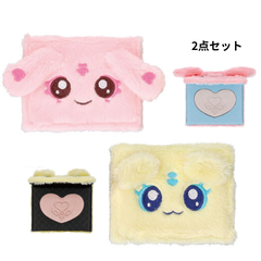 ２点セット　数量限定　ふたりはプリキュア×バンダイ　ふわかおこんぱくと　ハイライト　メップル・ミップル 各1点