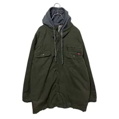 【Dickies】 中綿入りダックレイヤードジャケット フーディ S-2356