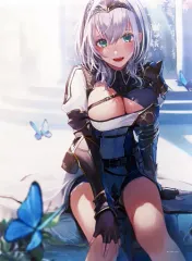 【中古】タペストリー 白銀ノエル キャンバス地A2タペストリー 「一番くじ バーチャルYouTuber ホロライブ」 白銀ノエル賞