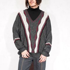 ドリスヴァンノッテン Vネックニット セーター メッシュ コットン